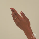 Handmade Gold Sapphire Evil Eye Ring