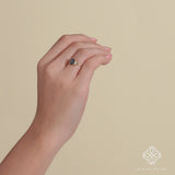 Solid Gold September Birthstone Ring