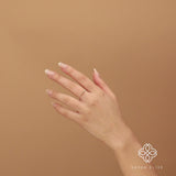 Handmade Beaded Diamond Ring