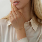 minimalistic style david star bracelet