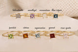 sarah elise jewelry natural birthstone rings