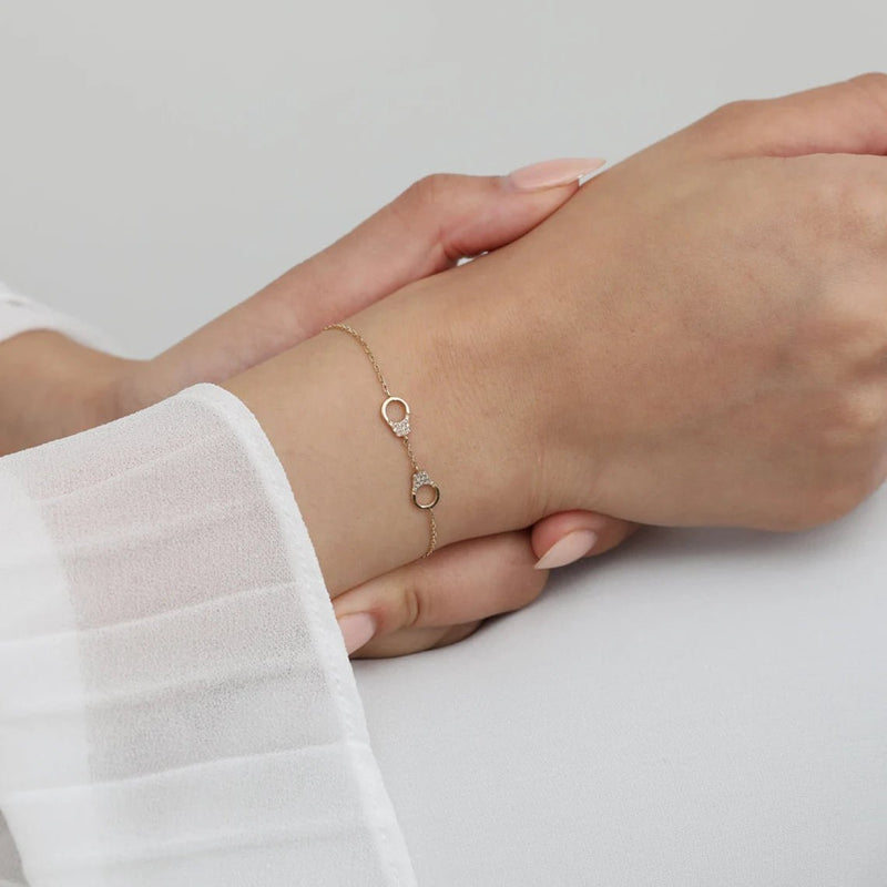 handmade natural diamond handcuff bracelet