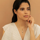 Natural october Birthstone pendant Necklaces