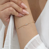 september birthstone protection eye bracelet