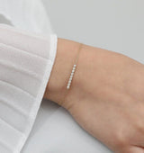 handmade solid gold bracelet