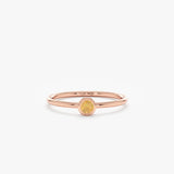 rose gold handmade ring