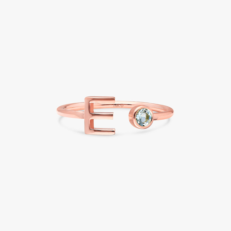 rose gold custom ring