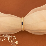 natural sapphire diamond band