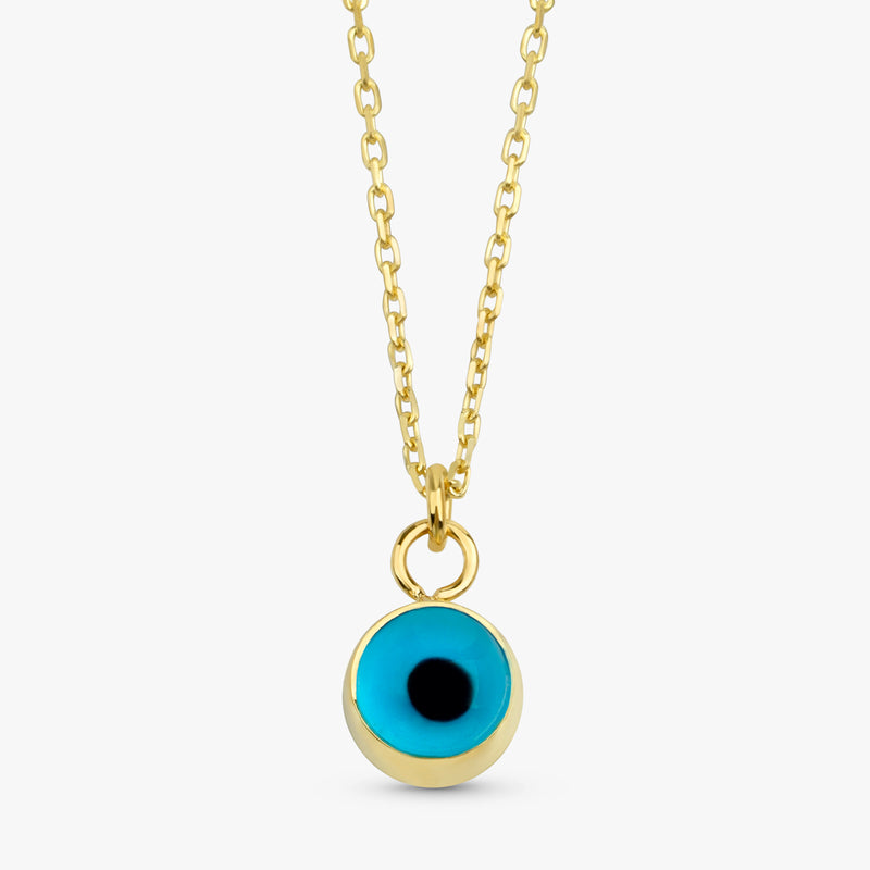 Glass Evil Eye Necklace