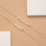 april birthstone diamond custom name bracelet