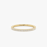 Yellow Gold Diamond Eternity Band