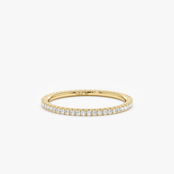 Yellow Gold Diamond Eternity Band
