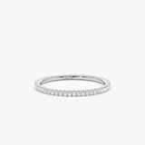 white gold eternity ring