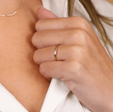 Flat Top Design Wedding Band