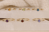 sarah elise jewelry dainty stacakable rings